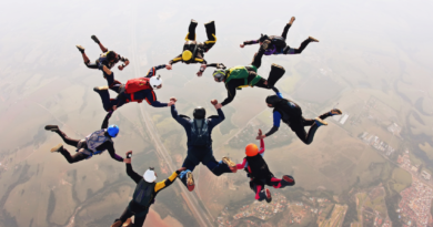 skydiving