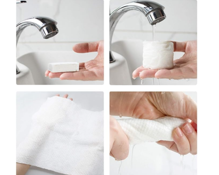 Biodegradable Compressed Towels (Travel Size)​